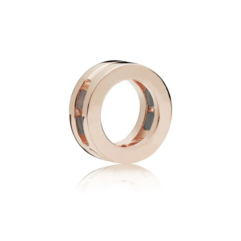 

Reflexions Round O Rose Golden Beads for Jewelry Making Fit DIY Beaded Reflexions Bracelets Fashion Women Silver 925 Jewelry