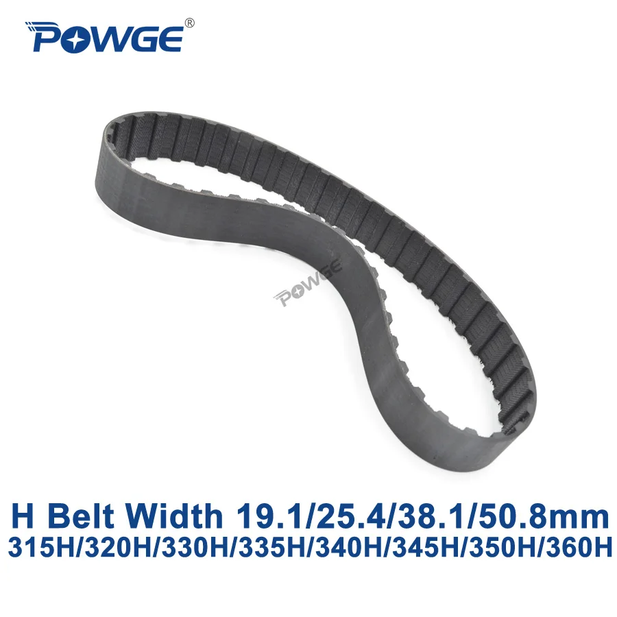 Синхронный ремень синхронизации POWGE Inch H 315 H/320 H/325 H/330 H/335 H/340 H/345 H/350 H/355 H/360 ширина 19