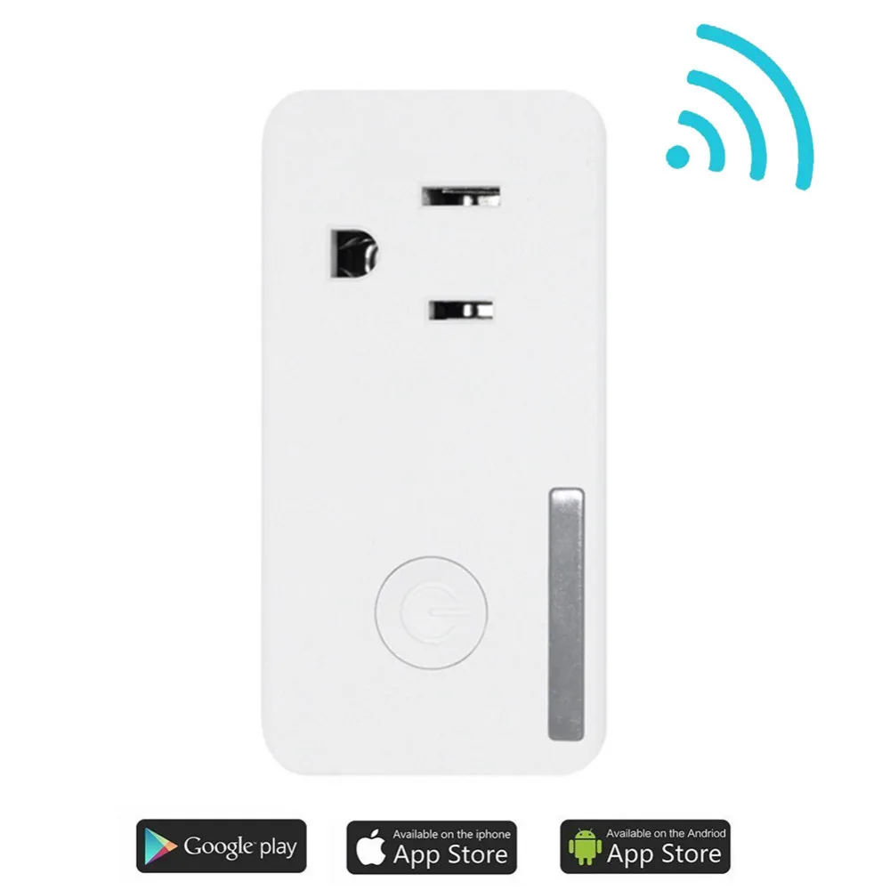 

WiFi Smart Plug Wireless Home Furnishings Smart Audio Control Timing Socket US Plug Wireless Outlet Voice control function plug