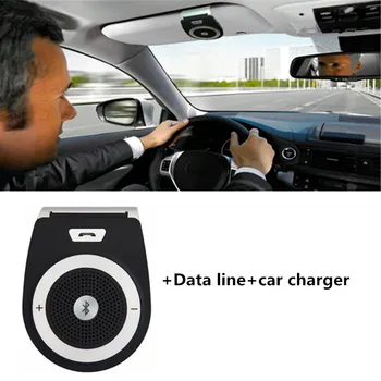 

Bluetooth Handsfree Car Kit Wireless Auto Speakerphone Carkit Sun Visor Speaker for Car Phone Hands Free Adapter Car MP3 Player