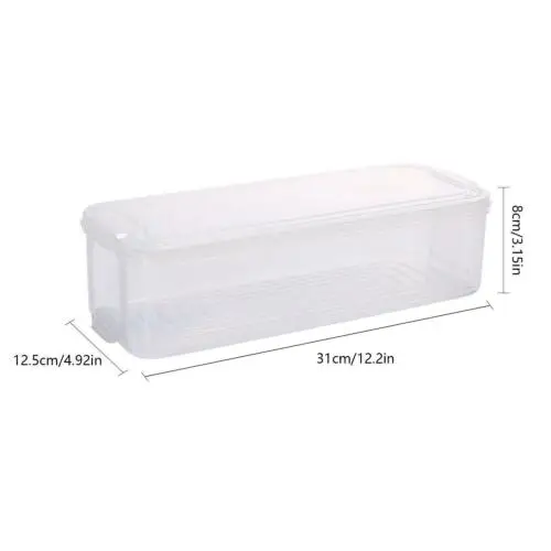 

Reusable Kitchen Fridge Food Fruit Storage Container Clear Preservation Egg Fridge Vegetable Fruit Box Case