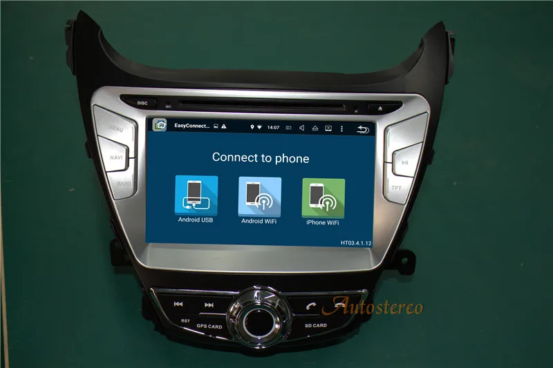 Clearance Android7.1 Car GPS Navigation DVD Player For Hyundai Elantra(MD)2011-2013 Avante(MD) car stereo auto navi autostereo multimedia 7