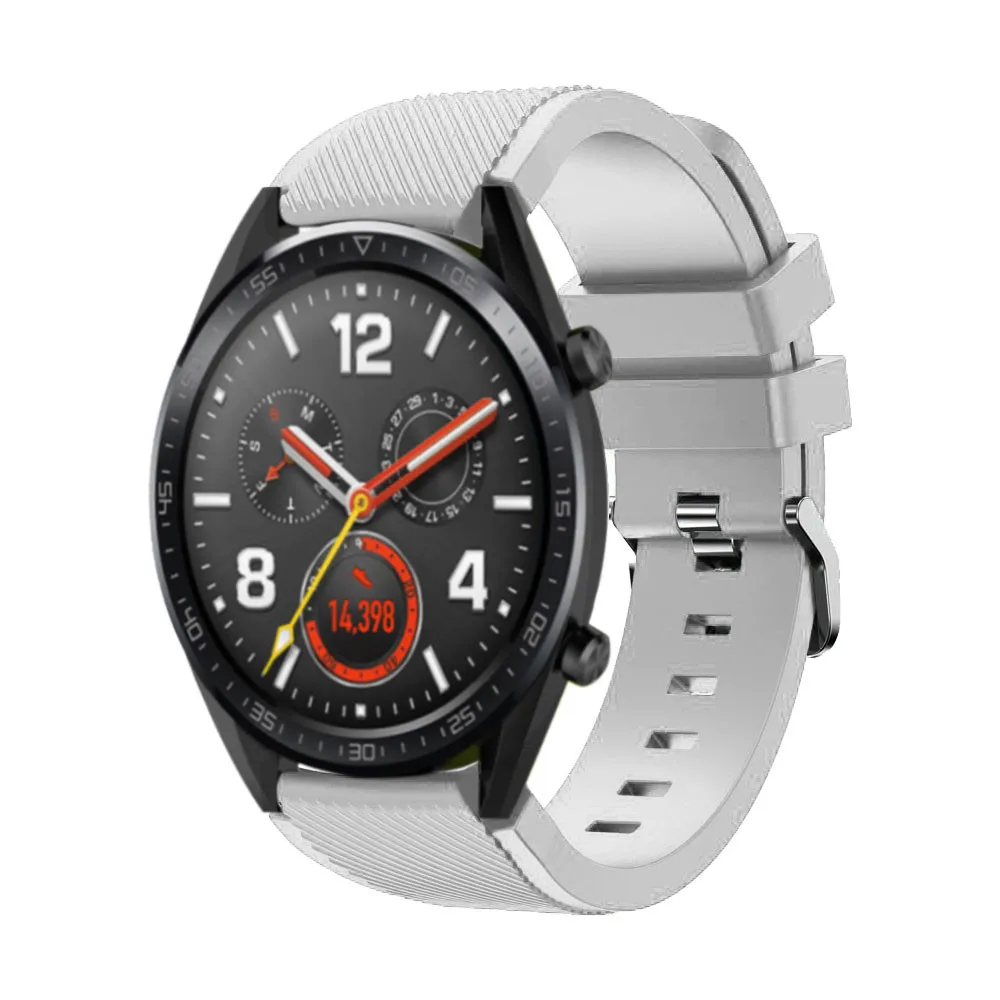Спортивные силиконовые часы ремешок для huawei Watch GT Смарт 22 мм сменный на запястье