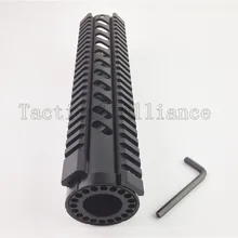 Охотничьи ножи 10 ''дюймовый AR. 223/5. 56 Float Quad Handguard RAS рельс AR-15 M16 M4 Handguard RAS страйкбол Пейнтбол Аксессуары для фотосессии