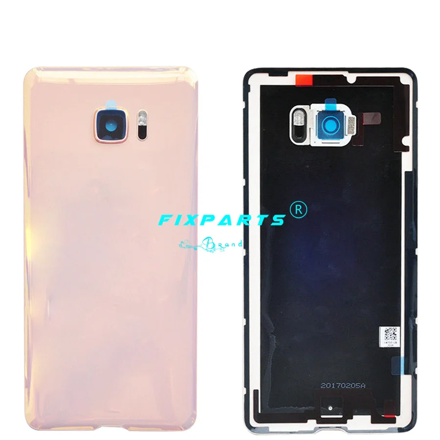 New Original Material Glass Back Rear Housing Door For HTC U Ultra Back Battery Cover Case with Camera Lens (6)