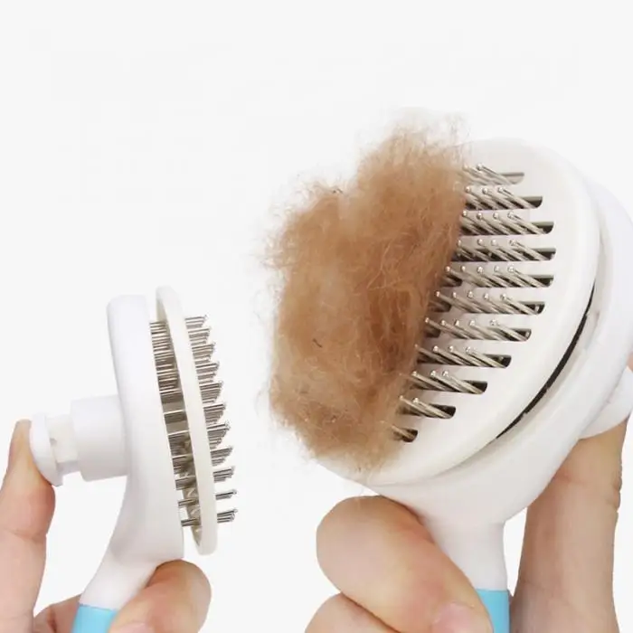 Self-Cleaning Grooming Brushes Comb Comfortable Deshedding Tool for Pet Dog Cat SDF-SHIP