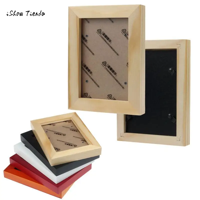 

New Hot Vovotrade 1PC Wood Photo Frame Fashion Wooden Wall Mounted Hanging Photo Frame Of Home Decor