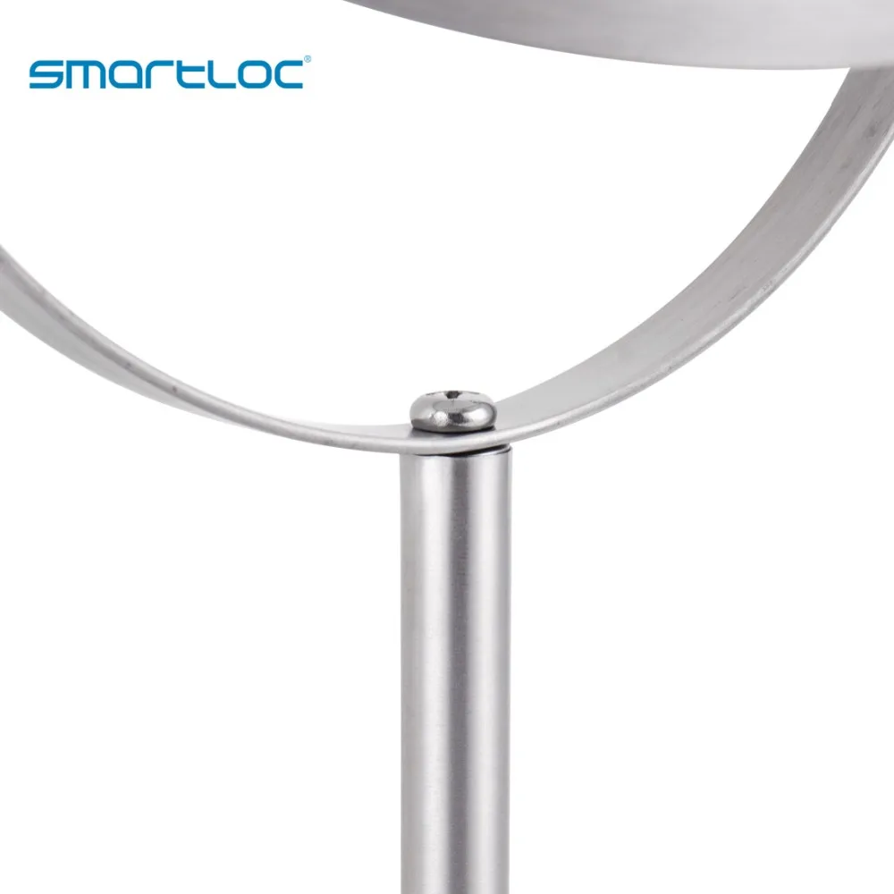 Smartloc الحديد 6.7 بوصة 3X المكبرة الحمام مرآة ماكياج حمام المكياج التجميل الغرور الذكية جدار 360 الدورية Smartloc الحديد 6.7 بوصة 3X المكبرة الحمام مرآة ماكياج حمام المكياج التجميل الغرور الذكية جدار 360 الدورية
