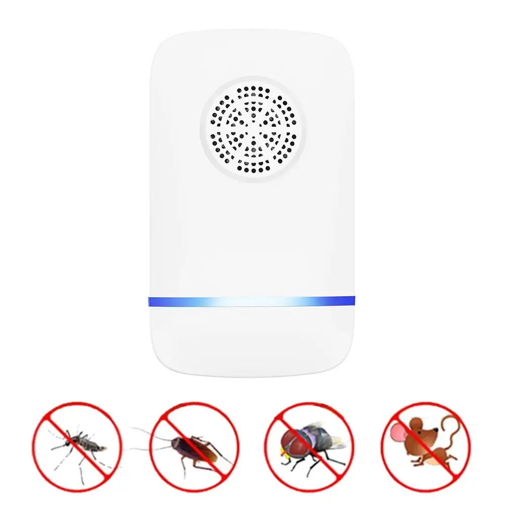 

Ultrasonic Electromagnetic Pest Repeller Cockroach Fly Repellent Multi-Function Household Powerful Insect Repellent