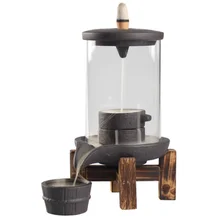 Новейшая модель; на удачу, дракон курильница для благовоний горелка Керамическая ремесла, создает Эфект старины украшения красивый домашний декор конусная кадильница