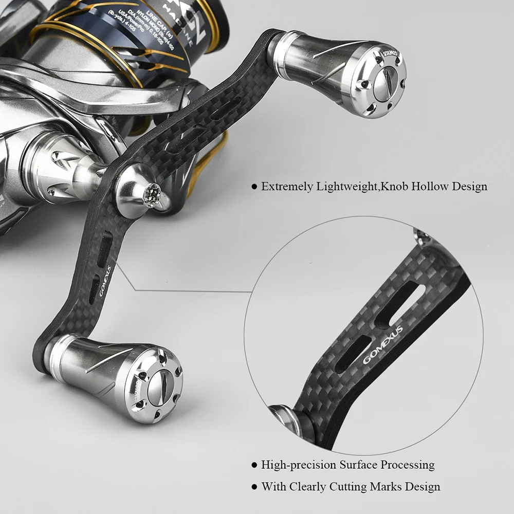 Gomexus Carborn power ручка для Shimano 1000-3000 спиннинговая катушка как описание