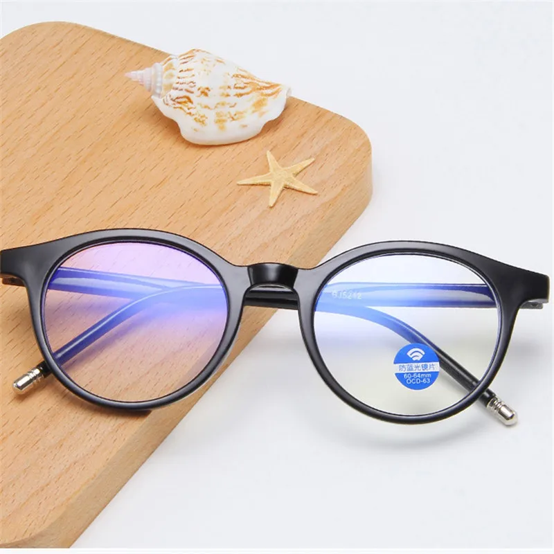 

Anti blue rays computer Round Glasses Men Blue Light Coating Gaming Glasses for computer protection eye Retro Spectacles Women