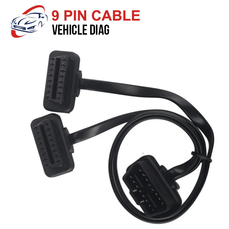 OBD 9Pin T Cable for ELM327 AdblueOBD2 NitroOBD2 EcoOBD2 GPS Navigation Devices | Автомобили и мотоциклы