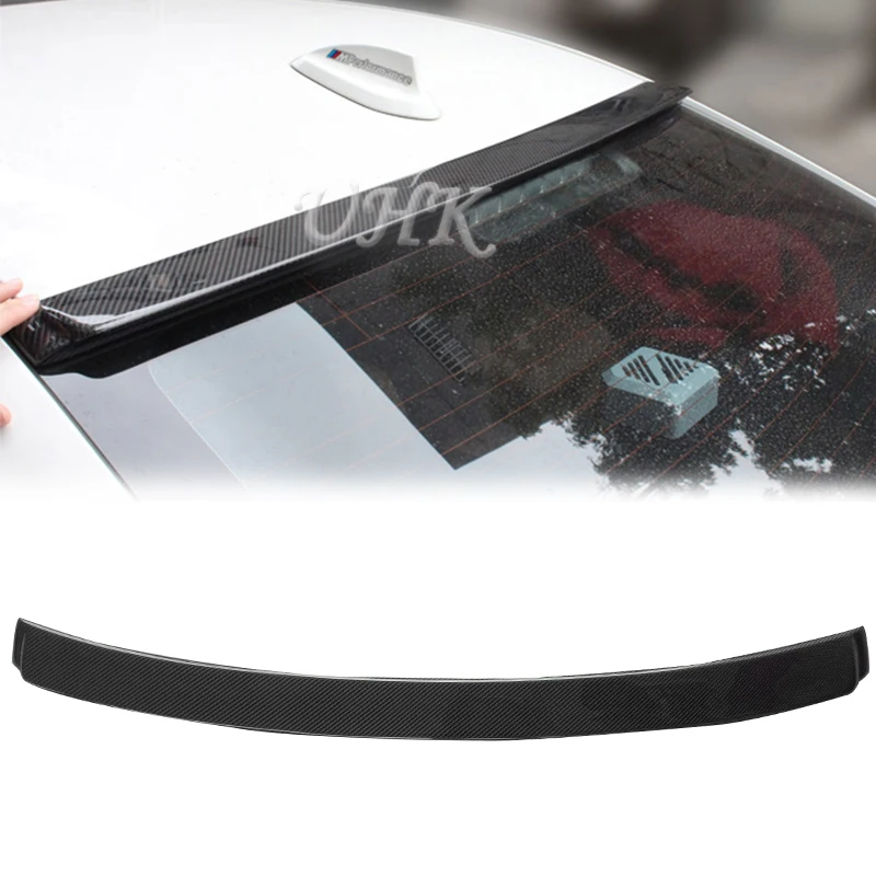  UHK For BMW 3 Series F30 F35 330LI 320LI 328li AG Style Carbon Fiber Roof Spoiler Auto Styling Air 