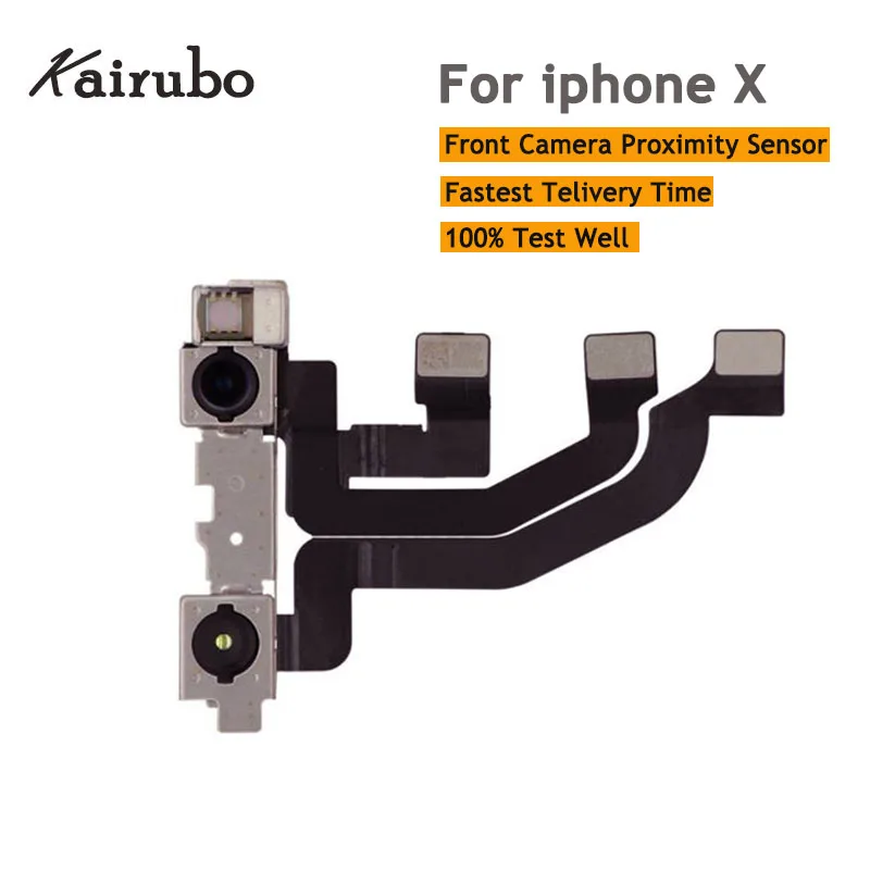 3Pcs/Lot 100% Best Quality Front Camera Flex Cable For iPhone X Small Cam Light Promixity Sensor Replacement Parts Assembly | Мобильные