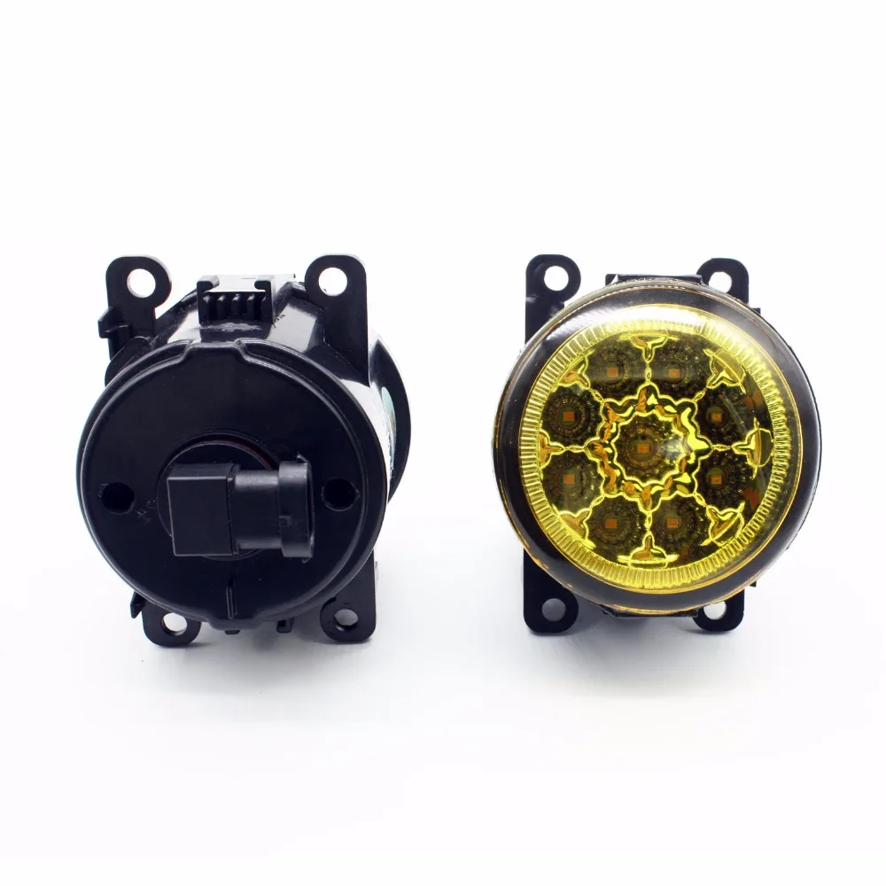 2pcs car styling round front bumper led fog lights drl 2012 subaru outback daytime running lights
