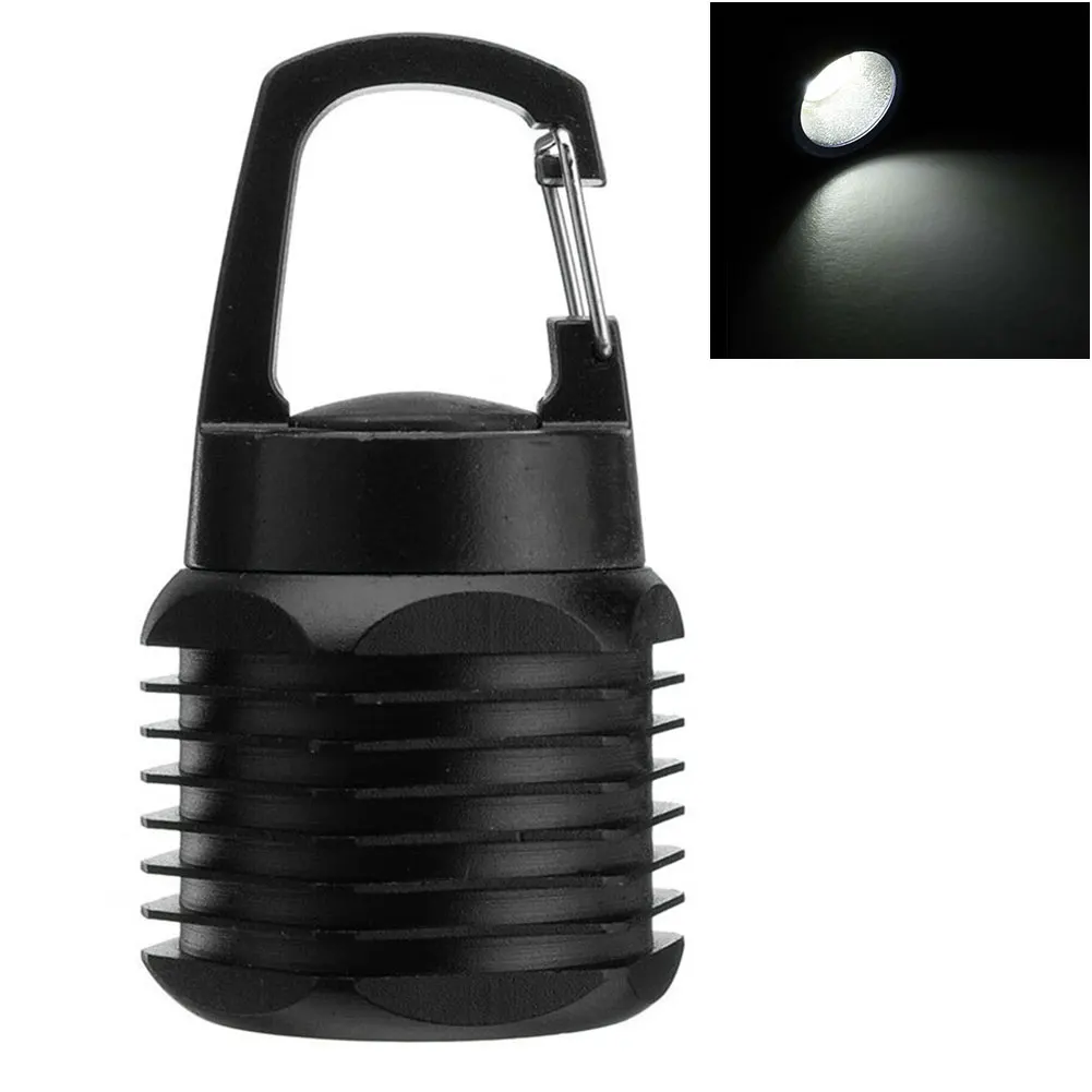 

Aluminium Alloy Outdoor COB LED Carabiner Mini Torch Safe Work Keychain Flashlight Night Light Camping Battery Powered Emergency