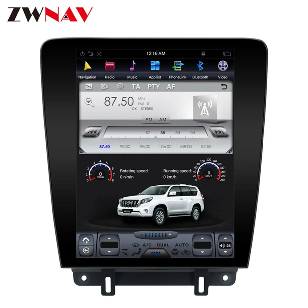 

Android 7.1 Tesla Style ISP Screen No DVD Player GPS Navigation Radio Screen For Ford Mustang 2010 2011 2012 2013 2014 Head Unit