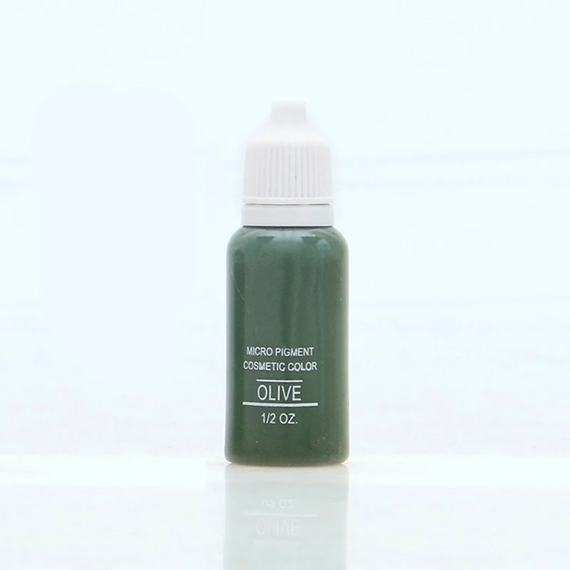 

Tattoo Ink Paint Olive Green Tattoo Set, Beauty Kit 15ml/bottle 2pcs/set