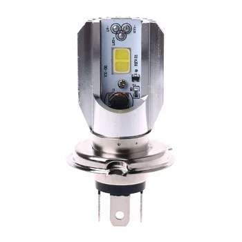 

1PC H4 Motorcycle LED Headlamp 6-80V 12W COB Bulb Motorbike Headlight Front Aluminum Radiator Universal Motorcycle light