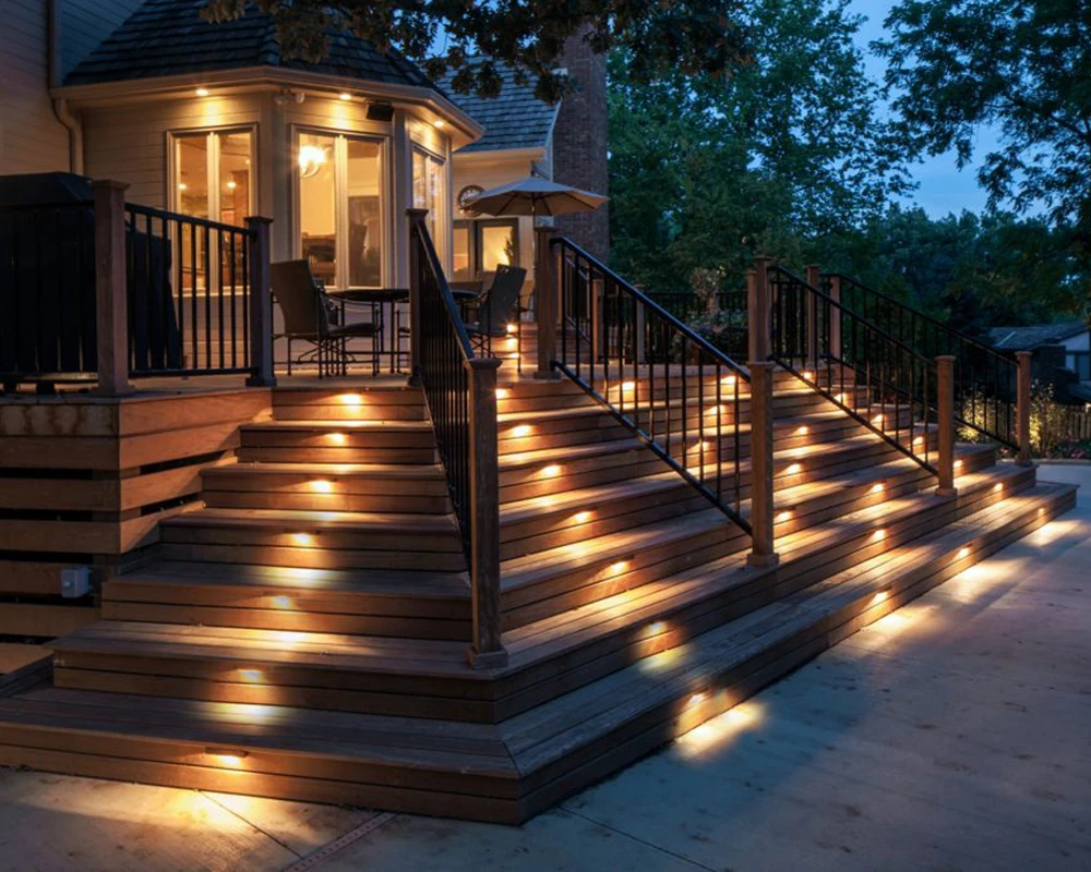 

LED Buried lights Outdoor IP65 Waterproof Embedded Stair Light Wall lamp Underground lamp footlight Step Lights Street light