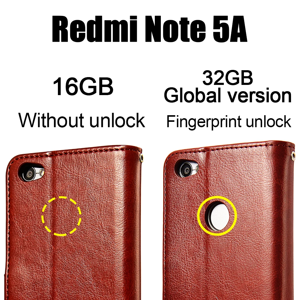 TOMKAS кошелек чехол для Xiaomi Redmi Примечание 5A 2G 16GB Чехол кожаный флип s Prime 3GB 32GB