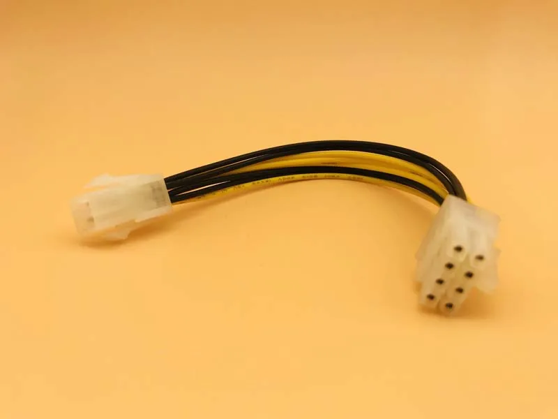 20cm ATX 4 Pin to 8 pin EPS 12V ATX Motherboard Power Supply Adapter Converter Cable For Bitcoin Miner Antminer Mining