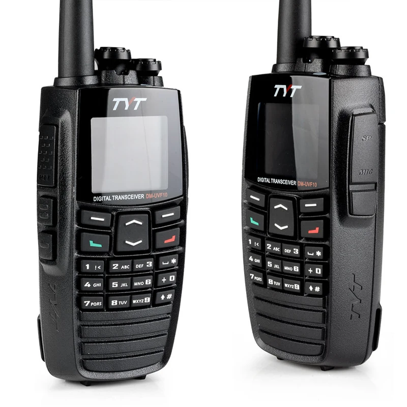 New GPS TYT Digital And Analog Combined Dual Band Color Screen Display VHF UHF Walkie Talkie 