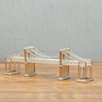 

FREE SHIPMENT J27 BROOKLYN BRIDGE SMALL MODEL 3D SCULPTURE/DECORATION ART CRAFTS WEDDING&BIRTHDAY&HOME&OFFICE&GIFT&PRESENT