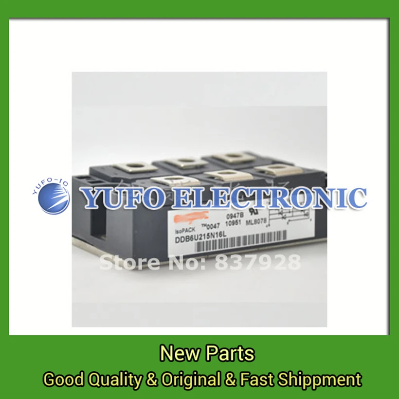 

Free Shipping 1PCS Ying Fei Lingou DDB6U215N16L Parker power module genuine original spot Special supply YF0617 relay