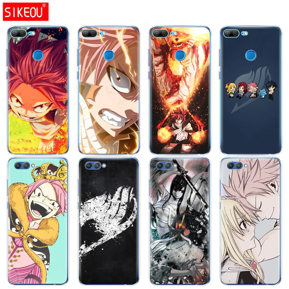 

Silicone Cover phone Case for Huawei Honor 10 V10 3c 4C 5c 5x 4A 6A 6C pro 6X 7X 6 7 8 9 LITE Anime Fairy Tail Hot Blood