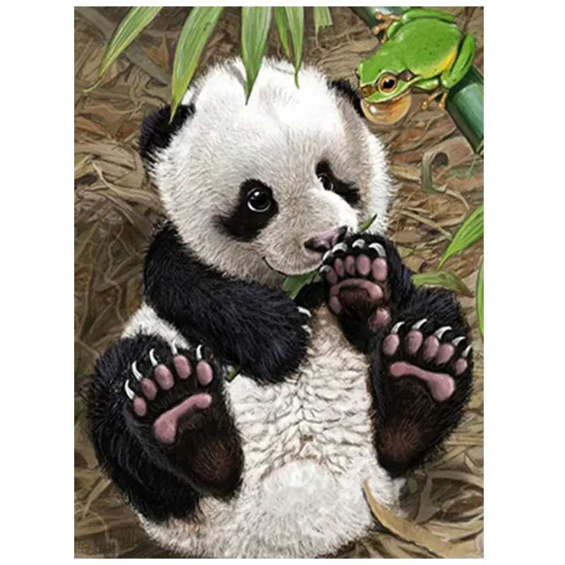 5D DIY Diamond Painting Special Daimond accessories Embroidery Animal panda Full Rhinestone Mosaic Decor | Дом и сад