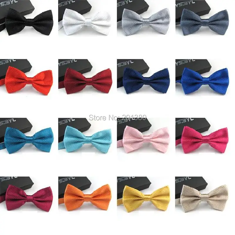 

2019 Fashion Solid color Bow tie for Men BowTie gift butterfly