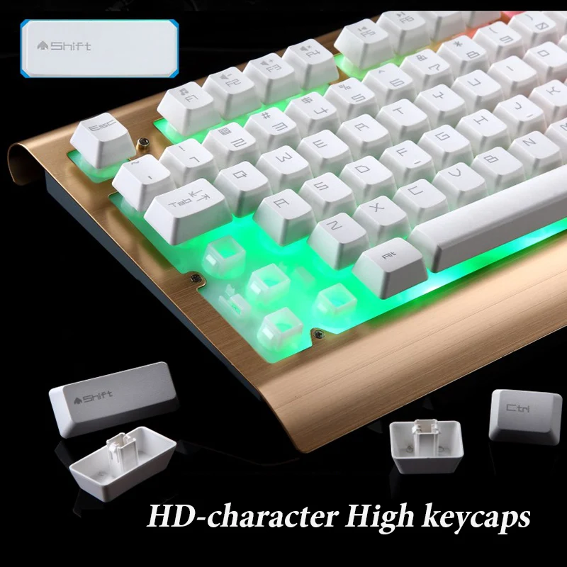Проводная игровая клавиатура и мышь набор с RGB светодиодный Ной подсветкой