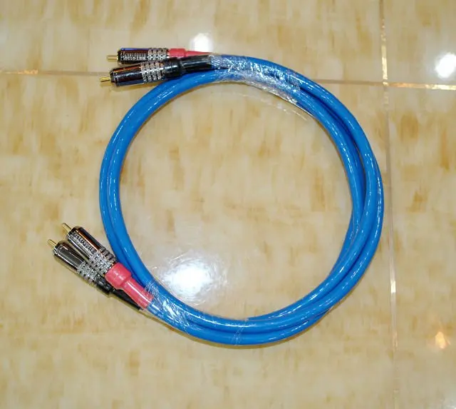 hifi interconnect cable Siltech G5 audio cable with WBT plug