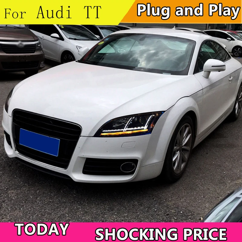 Doxa автомобильный Стайлинг для Audi TT передняя фара 2006-2014 светодиодная с