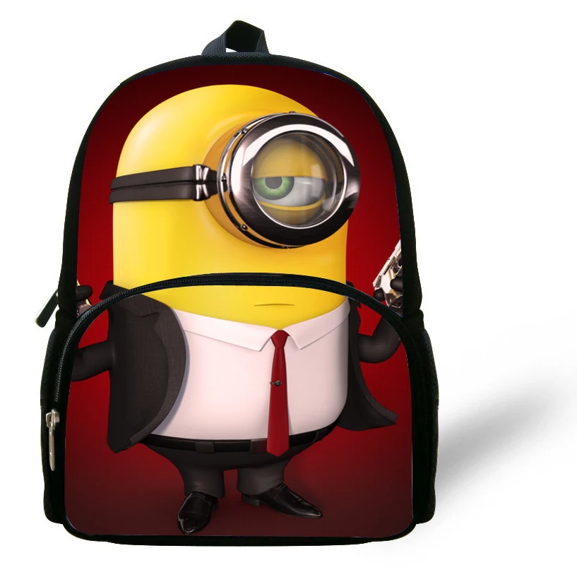 

12-inch Mochila School Kids Backpack Minions Bags Despicable Me Boys School Bags Backpack Child Age 1-6