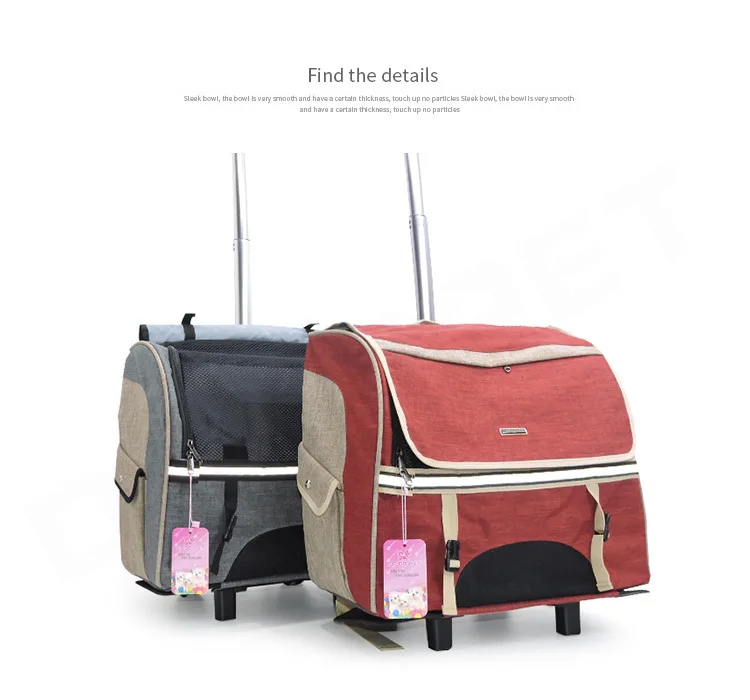 Высококачественный многофункциональный контейнер для переноски домашнего животного-кошки Рюкзак-переноска для собак тележка коляска для животных Съемная дорожная сумка-тоут авиация одобренный багажник