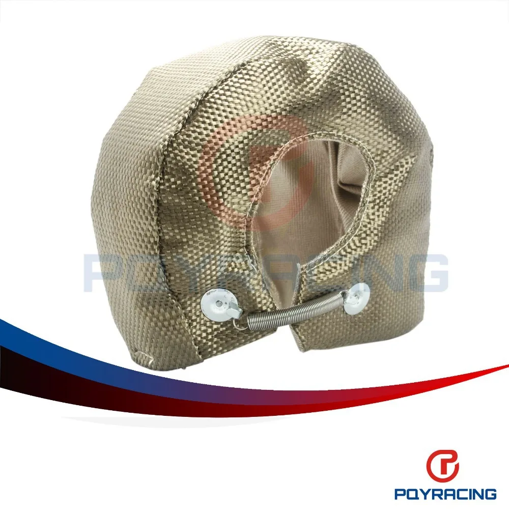 PQY RACING TITANIUM turbo heat shield blanket T4 turbo blanket fitt4