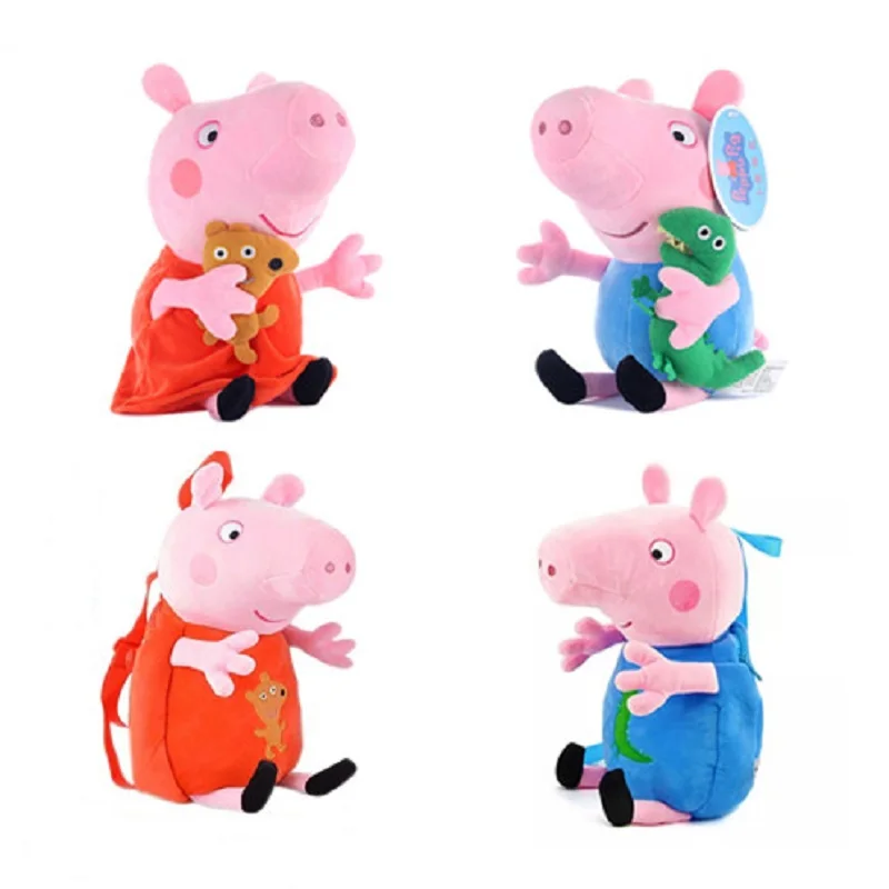 Peppa Pig Peggy Свинка Пеппа плюшевая кукла игрушка розовая свинка Kawaii рюкзак кошелек