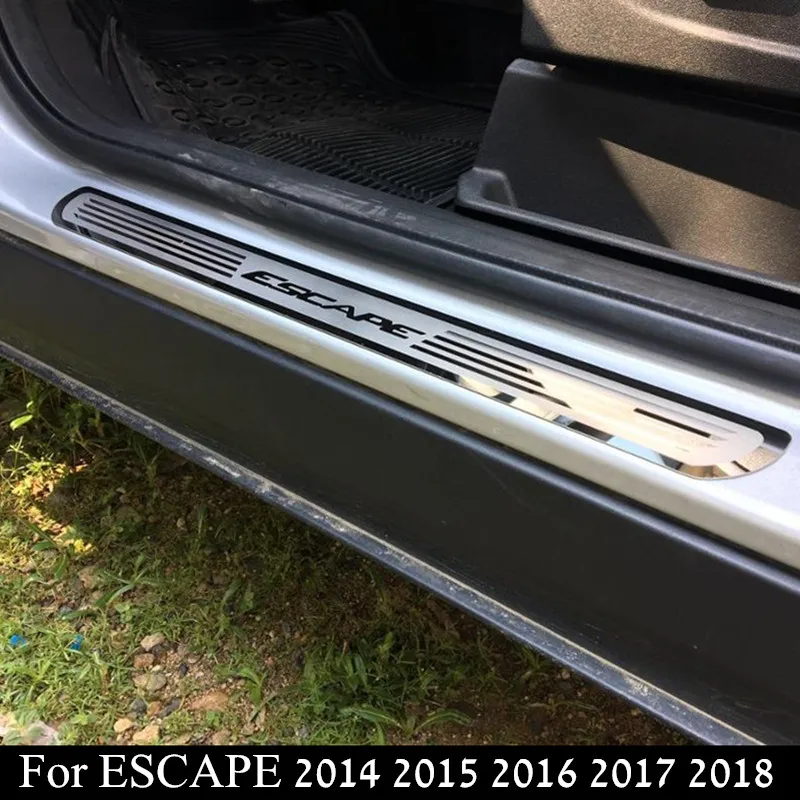 Car Door Sills for Ecape 2017 Stainless Steel Door Sill Scuff Plate for