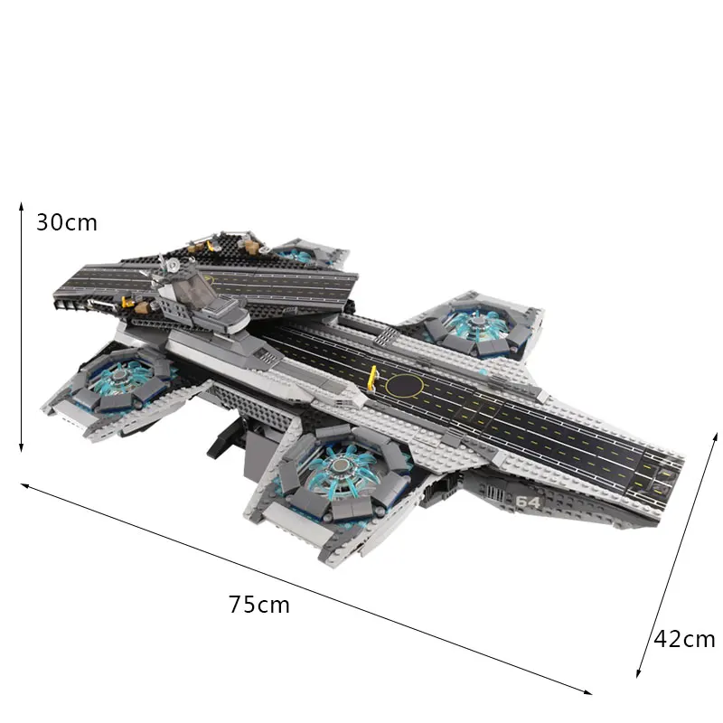 DHL 07043 Супер Герои щит Helicarrier набор строительные блоки кирпичи Avengersed