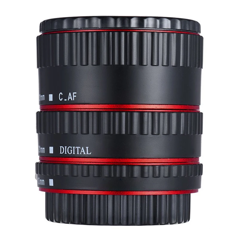 Автофокус Макро удлинительная трубка 13/21/31 мм для камеры Canon EF
