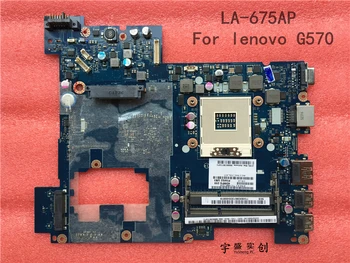 

Free shipping NEW PIWG2 LA-675AP motherboard for Lenovo G570 notebook motherboard G570 motherboard (without HDMI port ) Test OK