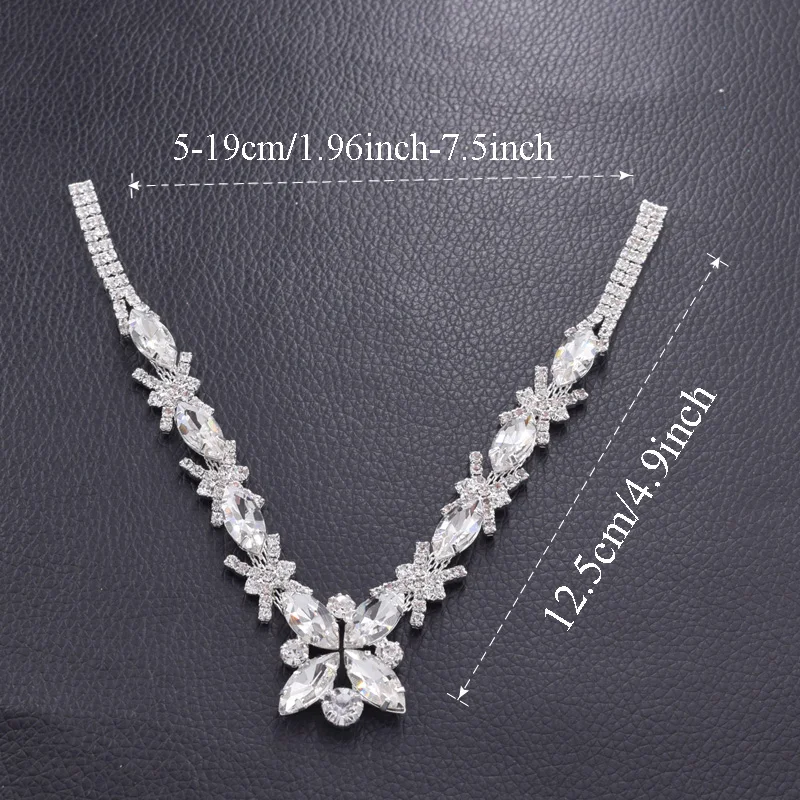 Strass crystal rhinestone shoes appliques patches (8)