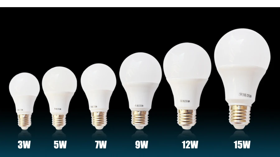 Светодиодная лампа e27 светодиодная лампа B22 3 Вт 5 Вт 7 Вт 9 Вт 12 Вт 15 Вт 110 В 220 В smd2835 светодиодный светильник Лампада холодный теплый белый точечный светильник