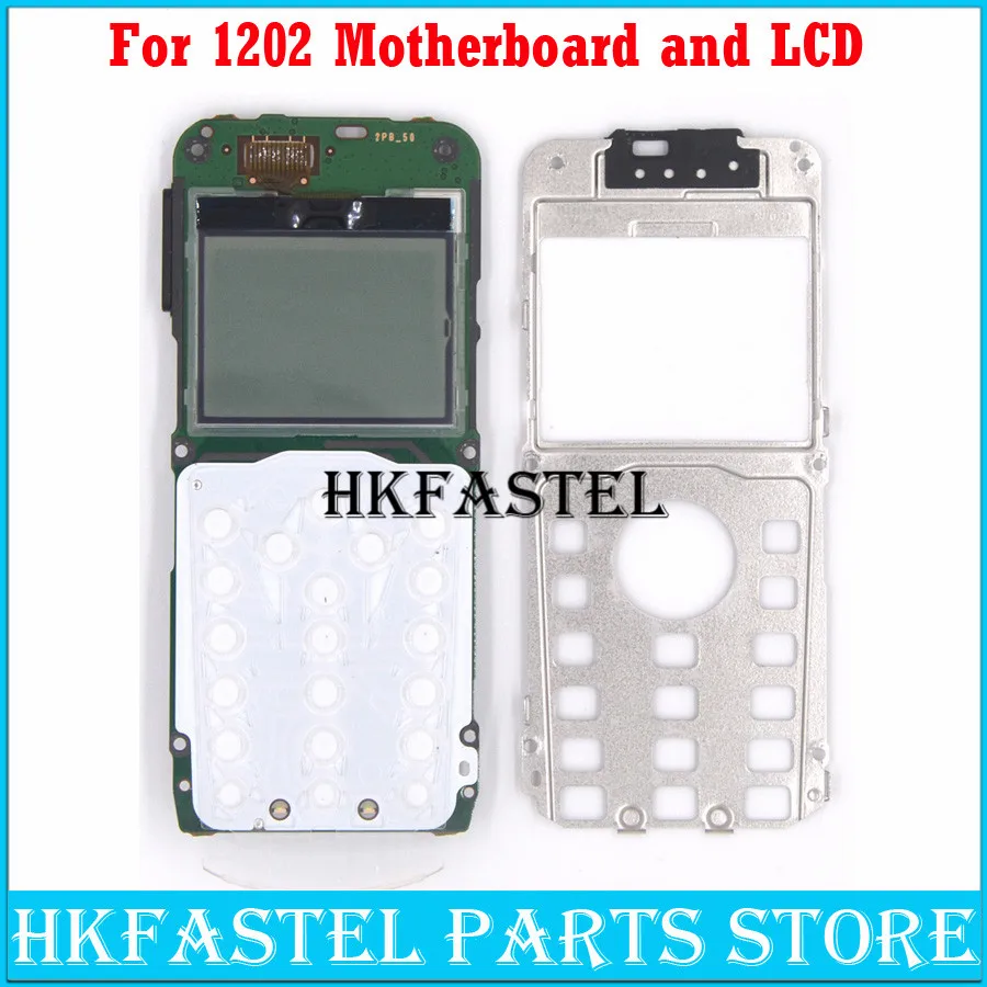 ЖК-дисплей HKFASTEL для Nokia 1202, ЖК-дисплей + материнская плата, замена  мобильный телефон материнской платы на русском языке | AliExpress