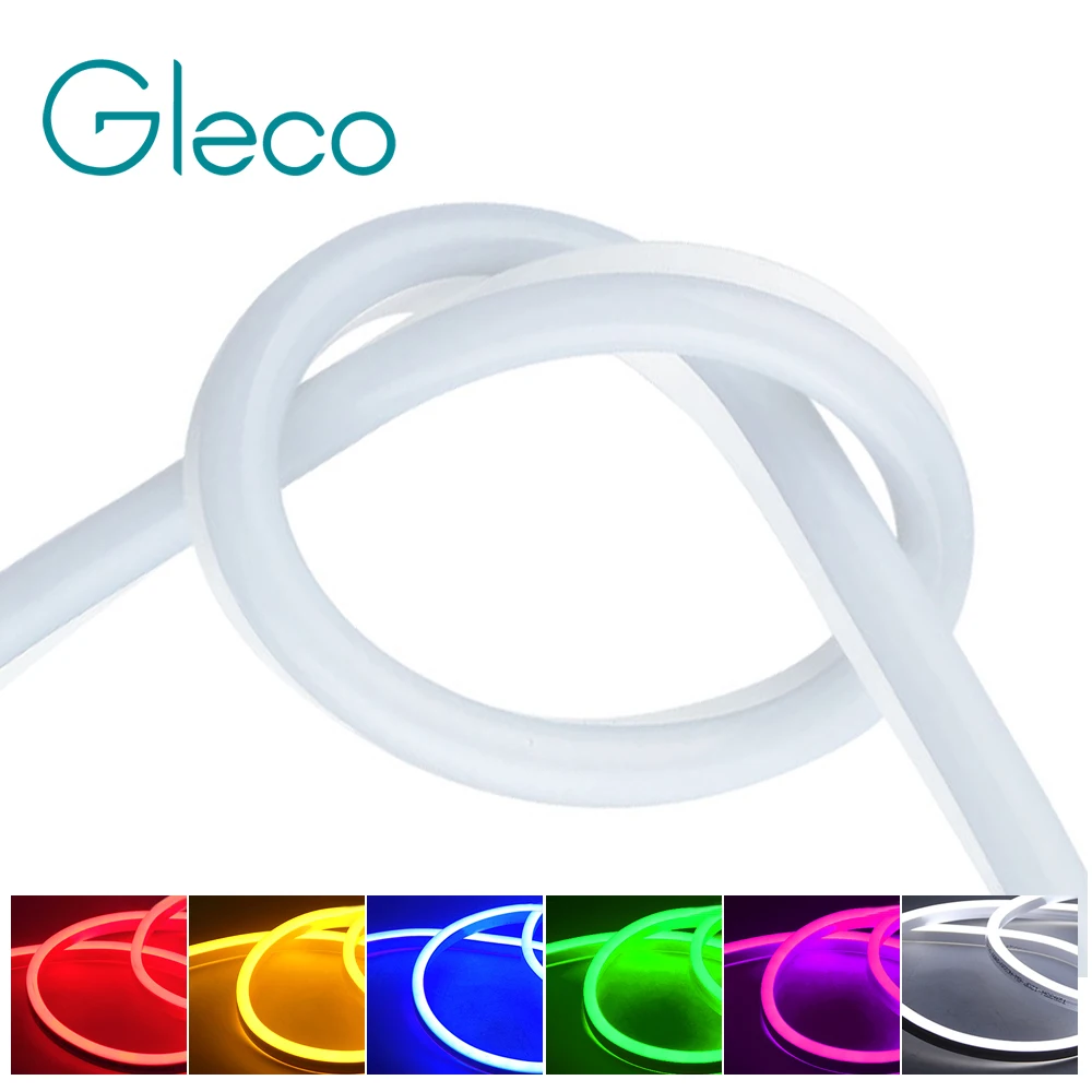 

Flexible LED Strip Neon Light with 220V EU Plug 1M/2M/3M/5M/10M Waterproof Neon Rope Strip Light for Outdoor indoor Decoration