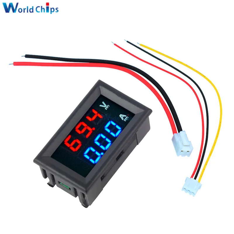 0.56" Blue + Red Dual LED Display Mini Digital Voltmeter