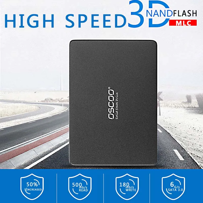 Oscoo Ssd жесткий диск 120 Гб Sata3 2,5 Ssd Sata 3 2,5 дюйма встроенный твердотельный жесткий диск Hdd жесткий диск Hd Ssd невысокоскоростной Ha